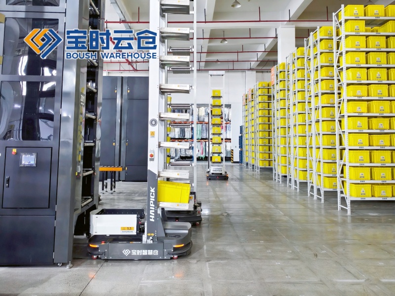 邳州智慧云仓-机器人分拣+打包+发货